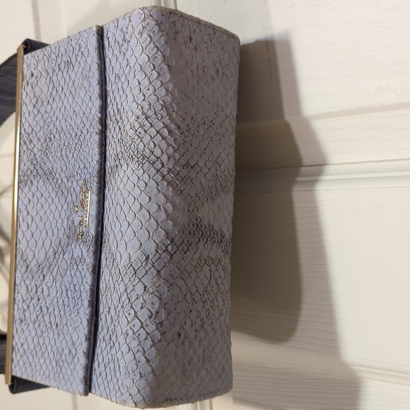 NWOT Kate Spade leather snakeskin-like handbag - Picture 6 of 13